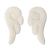 Beaupretty Angel Wings Hair Clips  Cartoon Hair Clips Cute Adorable Hair Barrettes Plush Non Slip Hair Clamps Barrettes for Girls and Women (White)
