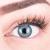 Glamlens very strongly covering colored and natural blue contact lenses Silicone Comfort Novelry "Mirel Blue" + container - 1 pair (2 pieces) - DIA 14.00 - Without strength 0.00 Dioptria 0.0 diopters 8.6 millimeters 14.00 millimeters 2.0