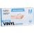 ForPro Disposable Vinyl Gloves, Clear, Industrial Grade, Powder-Free, Latex-Free, Non-Sterile, Food Safe, 2.75 Mil. Palm, 3.9 Mil. Fingers, Medium, 100-Count Medium (Pack of 100) Medium (Pack of 100)