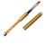 WOKOTO Nail Art Flat Painting Pens Nail Brush Acrylic Handle Acrylic UV Gel Salon Pen Flat Brush Polish Tool