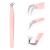 Tweezers for Eyelash Extension Professional Eyelash Tweezers for Single 2D 3D Eyelash Extension(Rounded Corners) 1 count (Pack of 1) Pink