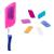 V-TOP Silicone Toothbrush Case Covers Pack of 6, Great for Home and Outdoor 6 Piece Assortment