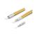 Pinkiou Microblading Pen for Eyebrow Henna Makeup Brow Lamination Pen with Sterilized Blade Hair Stroke Brow Embroidery gold
