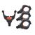 Hirisi Tackle Carp Fishing Rod Holder Gripper for Rod Holder with Magic Magnet Clips Hold Your Fishing Rod 4 Pack