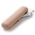 FERYES Large Travel Makeup Brush Holder, Magnetic Anti-fall Out Silicon Portable Cosmetic Face Brushes Holder, Soft and Sleek Makeup Tools Organizer for Travel- (8.27 * 2.36 * 1.57) Khaki(Large)
