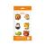 Decora 0500297 PACK OF 6 JUNGLE ANIMALS SUGAR DECOR