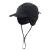 Home Prefer Waterproof Men's Winter Hats Warm Fleece Lined Earflaps Baseball Cap Black