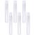 IRYNA 6 Pieces 8ML Empty Spray Bottle Plastic Fine Mist Small Spray Bottle Refillable Atomiser Travel Bottle Sets for Women Men Cleaning Cosmetic Perfumes