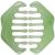2pcs Massage Comb, Guasha Scraping Scalp Comb, Multi-Functional Handheld Head Massage Tool, Meridians Massager for Head Caring, Relaxation, Physical Therapy, Acupoint Treatment - Not Jade Beeswax Green