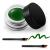 Erinde Green Gel Eyeliner  Waterproof Long Lasting Cream Eyeliner Gel Pot  High-Intensity Pigments Smudge-Proof Eye Liner Makeup  Water-Resistant Eyeliner with 2PCS Brushes 05 Green