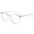 Firmoo blue light glasses computer glasses anti fatigue blue light UV protection glasses women men TR 90 transparent 0.00x transparent
