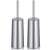 IXO Toilet Brush and Holder, 2 Pack Toilet Brush 304 Stainless Steel, Toilet Bowl Brush for Bathroom Toilet-Ergonomic, Elegant,Durable