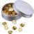 Brass Clutch Badge Insignia Clutches Pin Backs Replacement (Gold  50 Pieces)