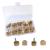 High Heel Tips Replacement kit, Black Taps Caps Replacement Repair, U-Shape Dowels 20 Pairs Nail Pin, Beige
