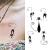 Oottati Small Cute Temporary Tattoo Kitten Cat Neck Hand (Set of 2)