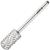 Pana 3/32" Safety Nail Carbide - Smooth Round Top Large Barrel Head for Electric Dremel Drill Machine - Grit Size: (4XC, 3XC, 2XC, XC, C, M, F, XF) (4 Extra Coarse (4XC) SILVER) 4X Coarse Large Barrel - Silver