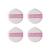 Makeup Sponge Air Cushion Puff for Liquid Foundation Cream Concealer Powder Beauty makeup sponges - Its My Cushion DIY Lovely Color Puffs unique design - Pink 4Pcs (Pink 4Pcs)