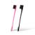 Foxi Fresh Double Sided Edge Control Hair Brush Comb Combo Pack 2 Pieces Pink and Black black pink
