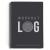 Workout Log Gym - 6 x 8 Inches - Gym Fitness and Training Diary - Set Goals Track 100 Workouts and Record Progress Charcoal Gray