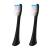 BTFO 2 Pcs Electric Toothbrush Heads for BTFO 1741-01 (Black)