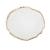 JASSINS Resin Nail Art Palette Nail Art Painting Mixed Color Palette Gold Edge Nail Gel Color Makeup Display Board(White) 2 White