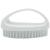 Hand and Nail Brush for Cleaning Fingernails Fingers Nylon Firm Stiff Bristles Heavy Duty Scrub Clean Brushes for Mechanics Gardeners, White, 1PC