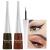 evpct 2Pcs Dark Brown Coffee Liquid Eyeliner Colorful Set Waterproof Colored Color Eye Liners for Women Stamps Shapes for Eyes delineadores de colores para ojos delineador de ojos contra el agua 15&16 2 Count (Pack of 1)...