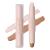 KIMUSE 2 Color Dual Cream Contour Stick, Highlight & Contour Bronzer Stick, Long Lasting & Waterproof Contour Sticks Kit for Light Skin Face Makeup W01-LIGHT