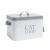 Swan household - Cat Food Storage Metal Tin with Scoop H17.5 x L25 x W20cm