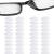 20 Pairs Silicone Nose Pads for Glasses Stick on Nose Pads D Shape Adhesive Nose Cushions for Eyeglasses Spectacle Reading Glasses Sunglasses Transparent