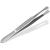 Plucking twin pink from Solingen Made in Germany Eyebrow tweezers for facial care for plucking eyebrows whiskers or small hairs for women and men (straight)