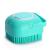 BLMHTWO Bubble Brush for Dogs Pet Shampoo Scrubber Shower Pet Shampoo Bath Brush for Dogs Pet Bubble Brush Soft Silicone with Loop Handle Give Pet Gentle Massage for Long Short Haired Dogs and Cats Blue