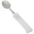 Sammons Preston Plastic-Handle Utensil, 7" Youth Spoon with 4" Handle Molded to Improve Grasping & Holding, Stainless Steel Pediatric & Adult Silverware, Adaptive Eating Tool & Dining Aid