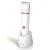 OLOV Bikini Trimmer Women - Wet/Dry Body Shaver Groomer, Replaceable Ceramic Blade Heads, USB Recharge Dock & Nosetrimmer Head, Waterproof Hygiene Razor, White