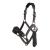 LeMieux Vogue Fleece Headcollar and Leadrope Halter Cob black / grey