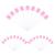 100 pieces disposable oral care sponge portable disposable oral sponge oral care swabs for cleaning dental clinics 13.5 cm (pink)