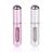 Travel Mini Perfume Refillable Atomizer Container Portable Perfume Spray Bottle Travel Size Bottle Scent Pump Case Perfume Fragrance Empty Spray Bottle for Traveling and Outgoing 5ml (2Pcs)