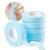 Lunamoon 6 rolls eyelash tape eyelash extension tape eyelash tape isolations micropore lash tape eyelash band for eyelash extensions (blue)