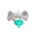 Philips AVENT Soothie Snuggle Pacifier Holder with Detachable Pacifier, 0m+, Elephant, SCF347/03 Soothie Snuggle 0m+ Elephant