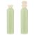 WLLHYF Squeeze Bottles 2 Pack 260 ML Refillable Plastic Travel Containers Empty Bottles With Disc Top Flip Cap Travel Accessories for Shampoo Creams Lotion Conditioner 260ML Green