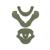 Aspen Vista Cervical Collar Replacement Pads, Moisture-Wicking & Optimal Pressure Distribution, 984020