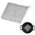 Meeqiao cast iron cleaner stainless steel chain scrubber for frying pans grill pan Dutch stoves W scher Dutch oven or woke and more (10 * 10cm) 10 * 10cm