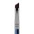 Eyeliner Brush Fine Angled - PRO Precision Gel Eye Liner Makeup Brush -Ultra Thin Slanted Flat Angle - Premium Quality - Cruelty Free Synthetic Bristles (Fine Angled Eyeliner Brush Blue) E835 Blue