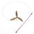 GoCat Da Purr-Peller Cat Toy, A Feather Propeller That Spins as it is Guided Through The Air