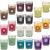 20 Pack Strong Scented Candles Gift Set with 10 Fragrances for Home and Women, Aromatherapy Soy Wax Glass Jar Candle