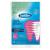 Dentek slim brush - size 1 - extra fine - for very tight interdental spaces - with mint taste and hygienic protective cap 32 pieces pink 32 pieces (1 Pack) extra fine single
