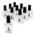 Ideas with heart empty paint bottles for 10ml content |Empty bottles for nail polish |Made of glass |6.8 x 3.1 x 2 cm |With brush applicator |10 pieces