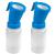 Q'mark 2 Pack Teat Dip Cup Non Reflow Nipple Cleaning Disinfection Dip Cup for Cow Sheep Goat Non-Return Teat Dipper - 300 ml Blue
