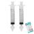 2Pcs Baby Nasal Aspirator 10ml Nasal Irrigator Reusable Silicone Nasal Suction Tip Nasal Irrigator for Baby Nose Cleaner Rinsing Device Safe and Comfortable