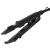 HAUSPROFI Professional Heat Tongs Hair Extensions Iron for Hair Extensions (Black)